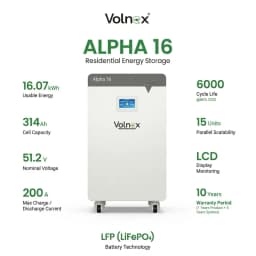 Volnex Alpha 16 Lithium Battery view 2